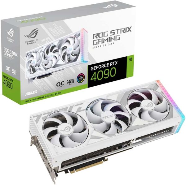 کارت گرافیک ایسوس ASUS ROG Strix GeForce RTX 4090 24GB GDDR6X White OC Edition