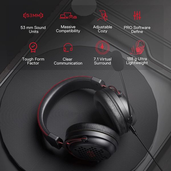 هدست ردراگون Headset Redragon H386 Diomedes