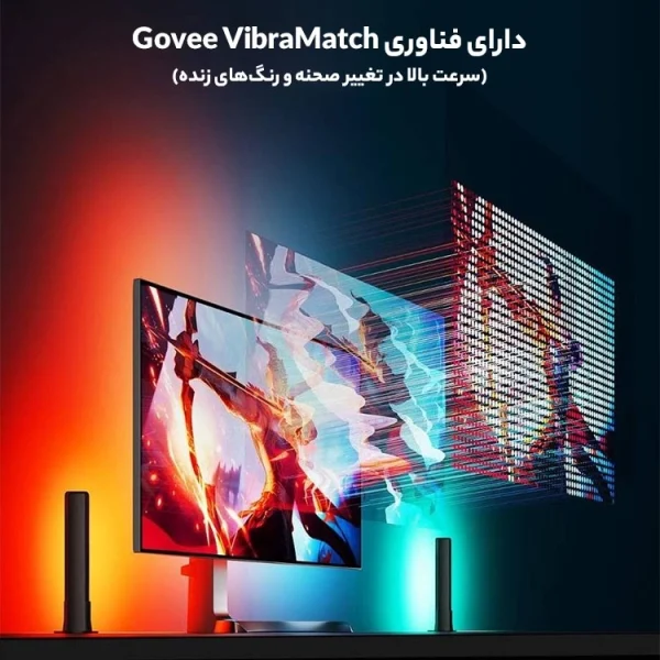 لامپ و ریسه هوشمند گیمینگ گووی Govee Gaming Light Kit G1 سایز 27-34 اینچ