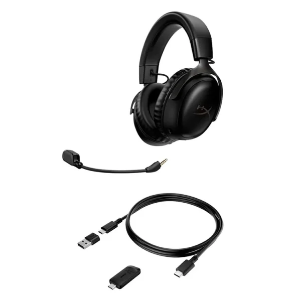 هدست بی سیم گیمینگ هایپرایکس HyperX Cloud 3 Wireless - مشکی