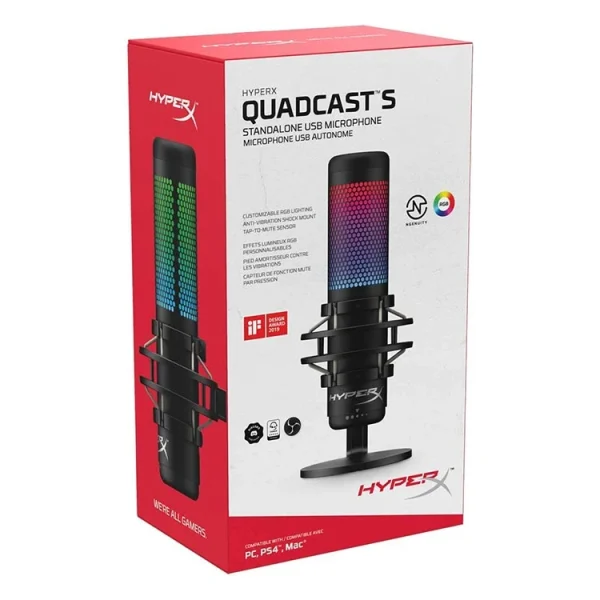 میکروفون هایپرایکس مدل HyperX QuadCast S