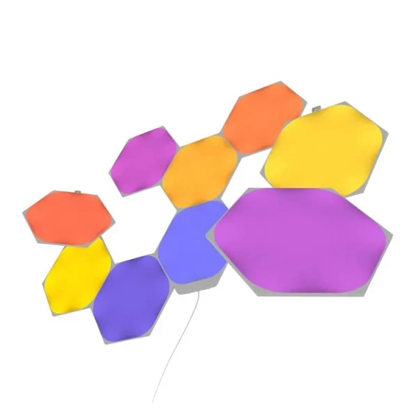 پنل هوشمند روشنایی 9 تکه نانولیف مدل Nanoleaf Hexagon Starter Kit