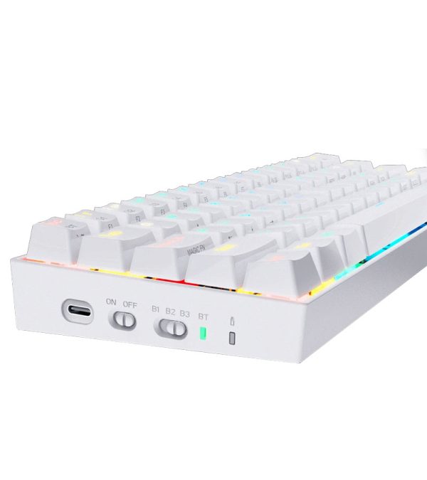 کیبورد ردراگون Redragon K530 Pro Draconic Elite White