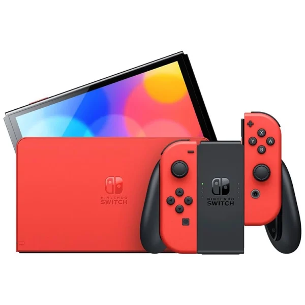 کنسول بازی نینتدو سوییچ Nintendo Switch OLED طرح Mario Red Edition