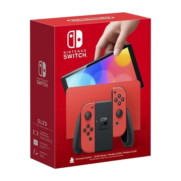 کنسول بازی نینتدو سوییچ Nintendo Switch OLED طرح Mario Red Edition