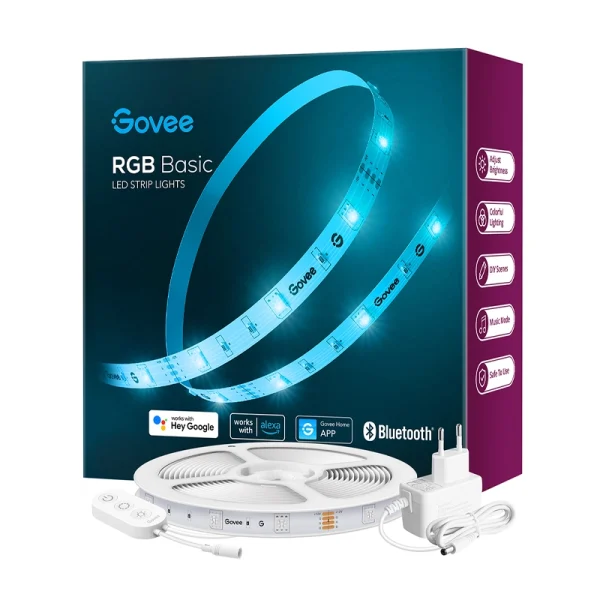 ریسه هوشمند گووی مدل LED Strip 5M Alexa Smart RGB WiFi H615A